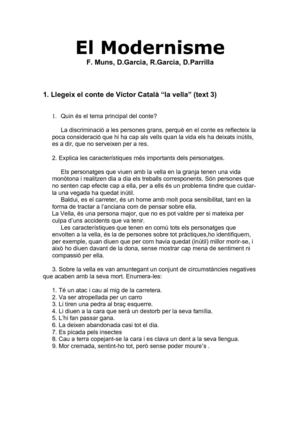 EL MODERNISME CATALÀ