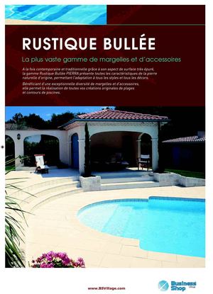 Bordi Piscine PIERRA serie: RUSTIQUE BULLET