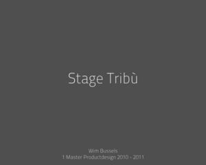 Stageverslag Tribu - Wim Bussels