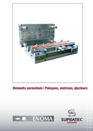 Enomax.fr - Eléments normalisés | Poinçons, matrices, éjecteurs