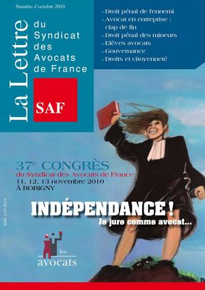 La Lettre du SAF - Octobre 2010