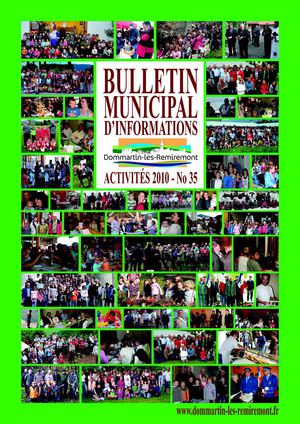 Bulletin municipal Dommartin-les-Remiremont No 35