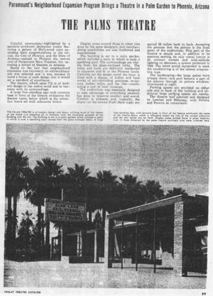 The Palms Theatre in Phoeniz AZ