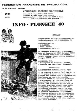 Info Plongée 40