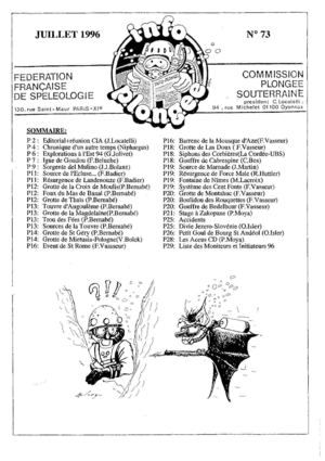 Info Plongée 73
