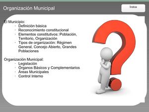 Organización Municipal