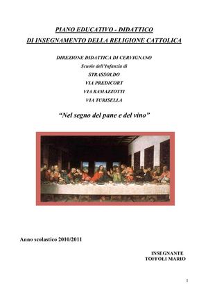 NEL SEGNO DEL PANE E DEL VINO