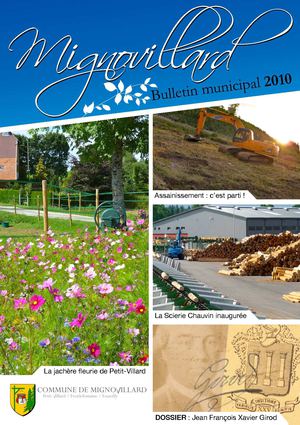 Mignovillard - Bulletin municipal 2010