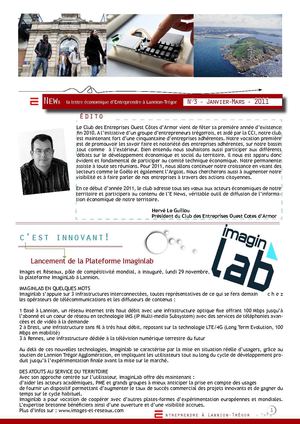 E-News n°3 La lettre Economique d'entreprendre à Lannion Trégor