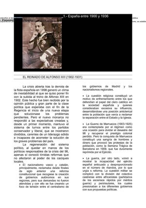España 1900-1936