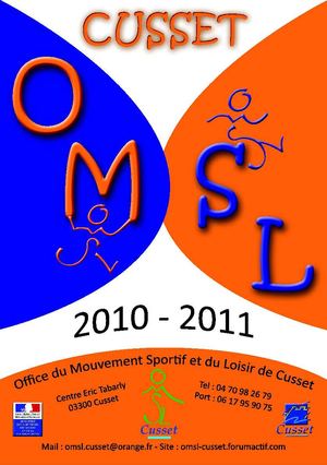 Plaquette OMSL 2010/2011