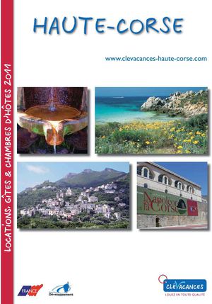 Locations, gites et chambres d'hotes Clevacances Haute-Corse 2011