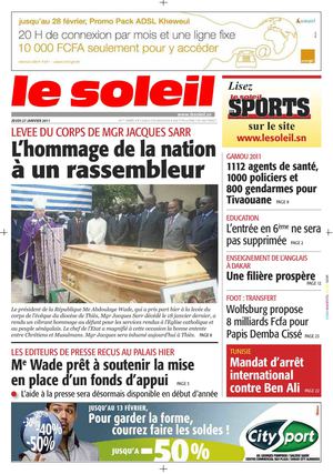 Edition du 27 Jan 2011