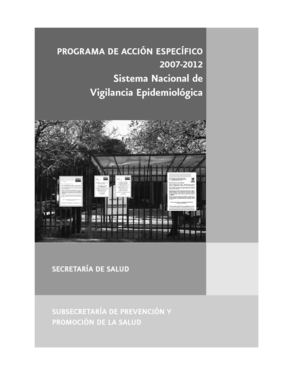 Sistema Nacional de Vigilancia Epidemiológica