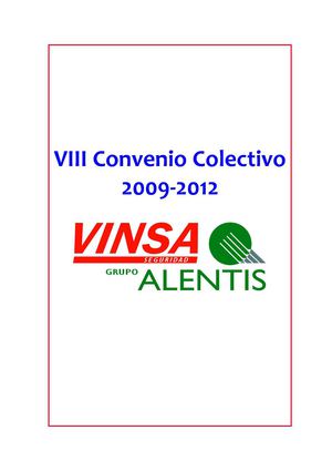 . Convenio Colectivo VINSA