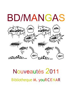 Nouveautés BD/mangas janvier 2011