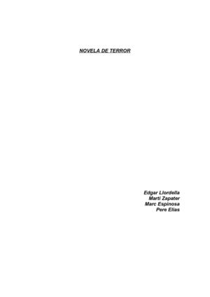 La novela de Terror