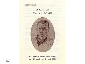 Charles Bossu (1911-1993) : dessinateur, peintre et aquarelliste, catalogue de la bibliothèque municipale de Nevers