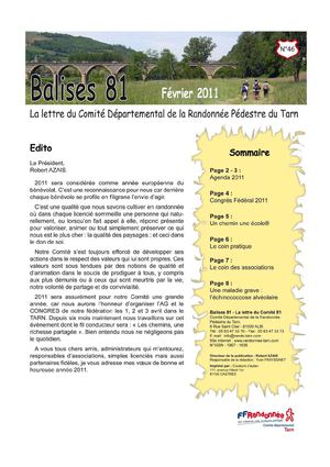 Balises 81 n°46 / Edition Février 2011