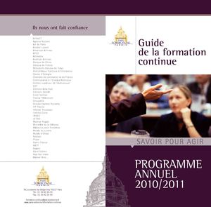 Catalogue Formation continue 2010-2011