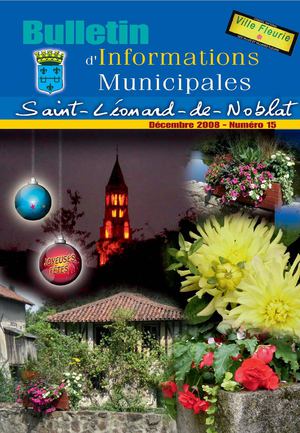 Bulletin municipal n°15 - décembre 2008