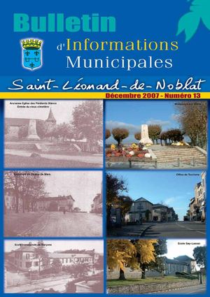 Bulletin municipal n°13 - décembre 2007