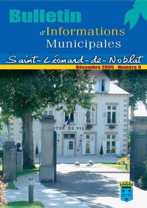 Bulletin municipal n°9 - décembre 2005