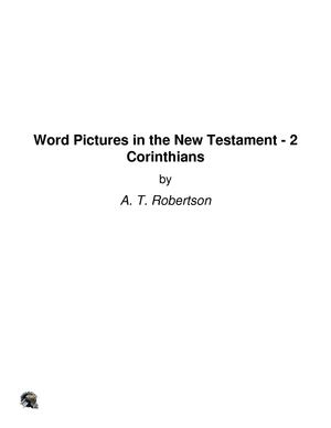 2nd Corinthians A.T.Robertson