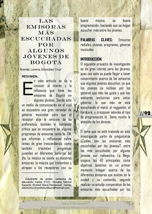 Las emisoras más escuchadas por algunos jóvenes de Bogotá