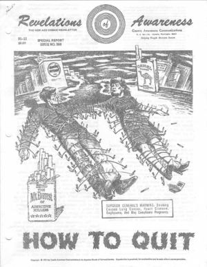 Cosmic Awareness 1991-13: How to Quit Smoking