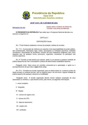 Estatuto do Torcedor