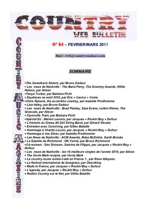 Country Web Bulletin Février/Mars 2011