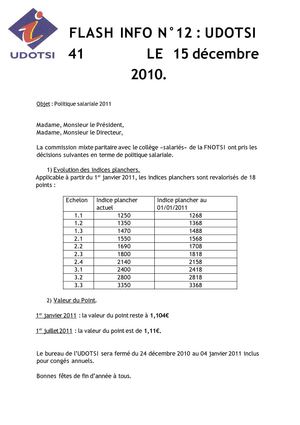 flash info n°12