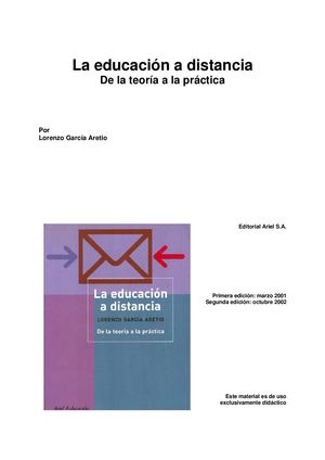 La Educación a Distancia