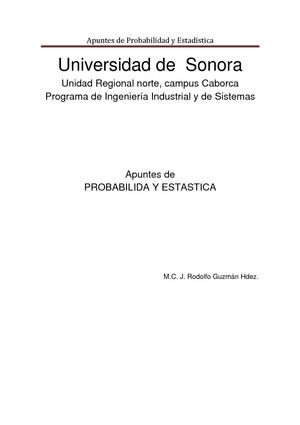Probabilidad y Estadistica