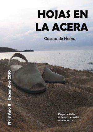 Hojas en la acera Gaceta de Haiku nº 8