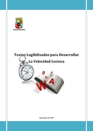Textos validados para mediciones de Velocidad Lectora