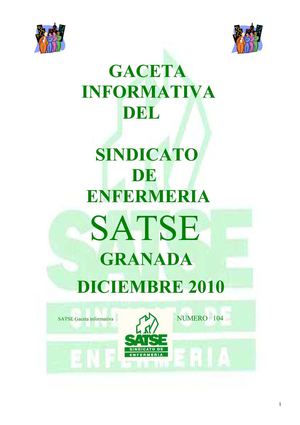 GACETA SATSE GRANADA DICIEMBRE 2010