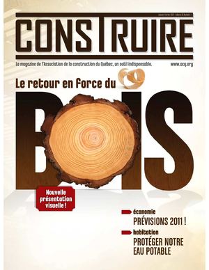 Magazine Construire Janvier-Février 2011