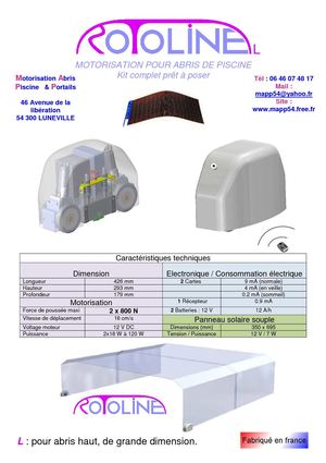 Motorisation abri piscine haut. site: www.mapp54.free.fr