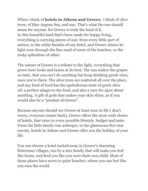 Greece Athens Hotels