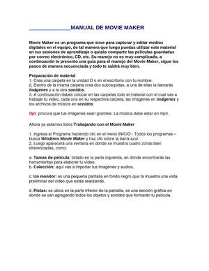 tutoriales de movie maker