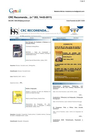 CRC Recomenda