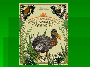 Petites et grandes histoires des animaux disparus-Questionnaire