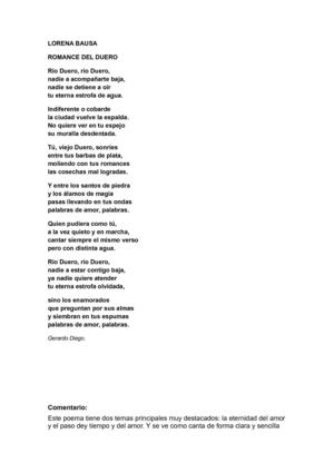 ROMANCE DEL DUERO