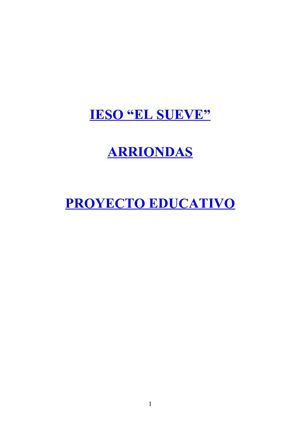Proyecto Educativo