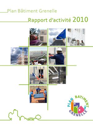 Rapport d'activité 2010 du Plan Bâtiment Grenelle