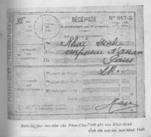 Thư Kể Tội Khải Định - Phan Chu Trinh