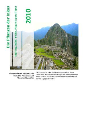 Die Pflanzen der Inkas by Miguel Apaza Tapia