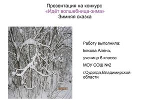 Презентация на конкурс